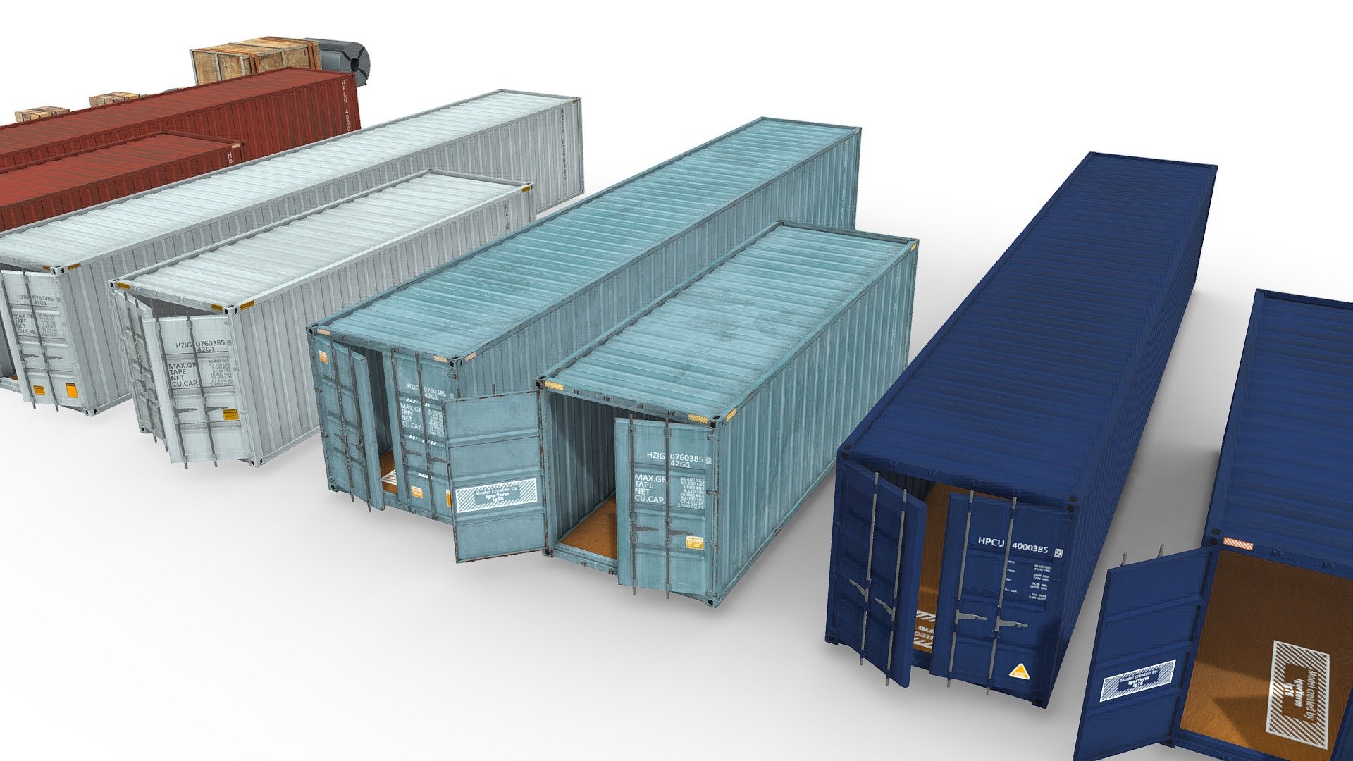 https://www.cgtrader.com/3d-models/watercraft/industrial-watercraft/standard-container
* Hi my models have watermarks so I'm trying to protect my models from theft.
* When you purchase my model, you will receive the entire project without water marks and textures in high quality.
* Set Standard Container.
* 40ft and 20ft containers
* 4 color options.
* 12 goods elements
* Possibility to create your own container filling.
* Doors may be open
* Actual sizes of models.
* Highly detailed model and texture in 2K
* Ready for Games
* Ready for near and far renders.
