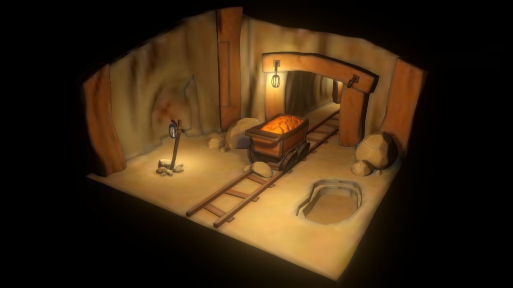 A mobile diorama in a cartoonish universe. Made using 3D Studio Max and zBrush. Lights were directly baked into a CompleteMap for optimization.