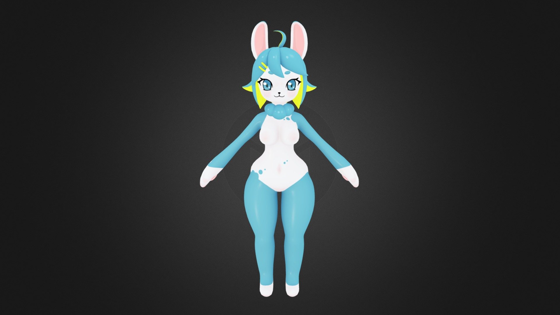 COMMISSIONS OPEN: https://furryuslugi.com/

Original design by artist yugi086.
She made concept art of this character and I've brought it into 3D!