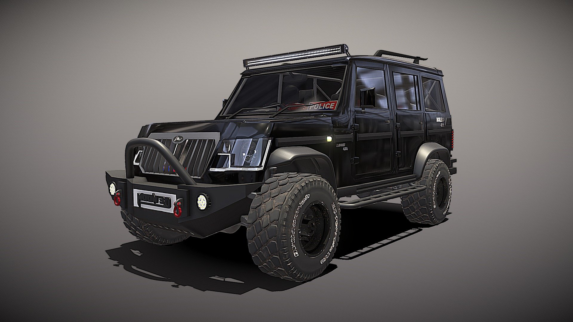Bolero modified

Mahindra bolero modified by :- Munna

instagram : https://www.instagram.com/moon_3d_/

you tube: https://youtu.be/kRrFbo0_rQ0