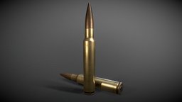 FNM 8x57mm IS Mauser Ammunition - PBR Game Ready rifle, prop, bullet, firearm, ammo, baked, 4k, bullets, professional, ammunition, highresolution, highquality, 4ktextures, pbr-texturing, pbr-game-ready, pbr, gameart, gameasset, gun, guns, gameready, noai