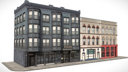 Realistic chicago buildings hd, buildings, photorealistic, urban, mid, realistic, fancy, downtown, archietecture, pbr, low, poly, city, noai