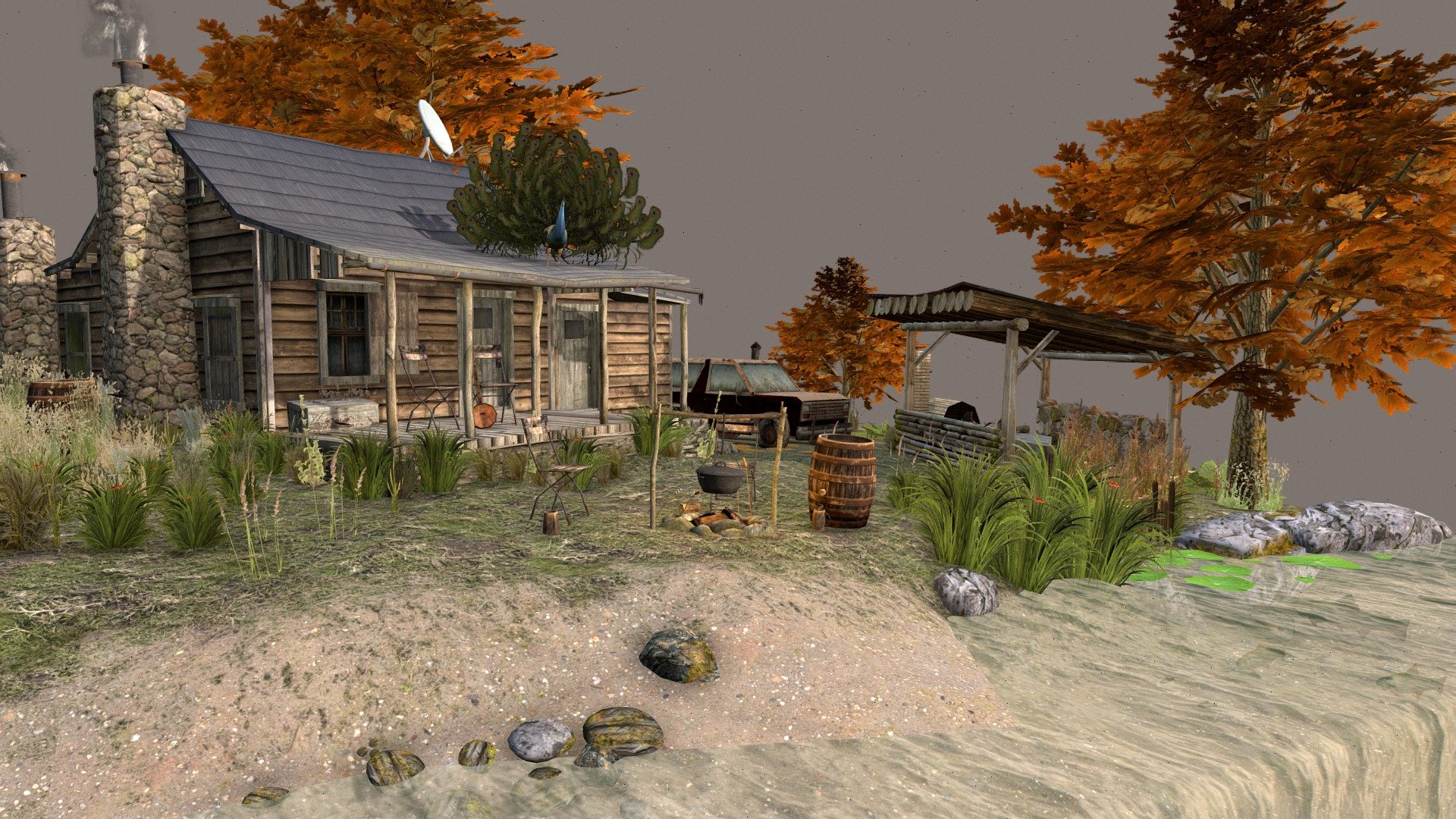 Forest Loner Diorama for 3D1 Exam at DAE.
By me!