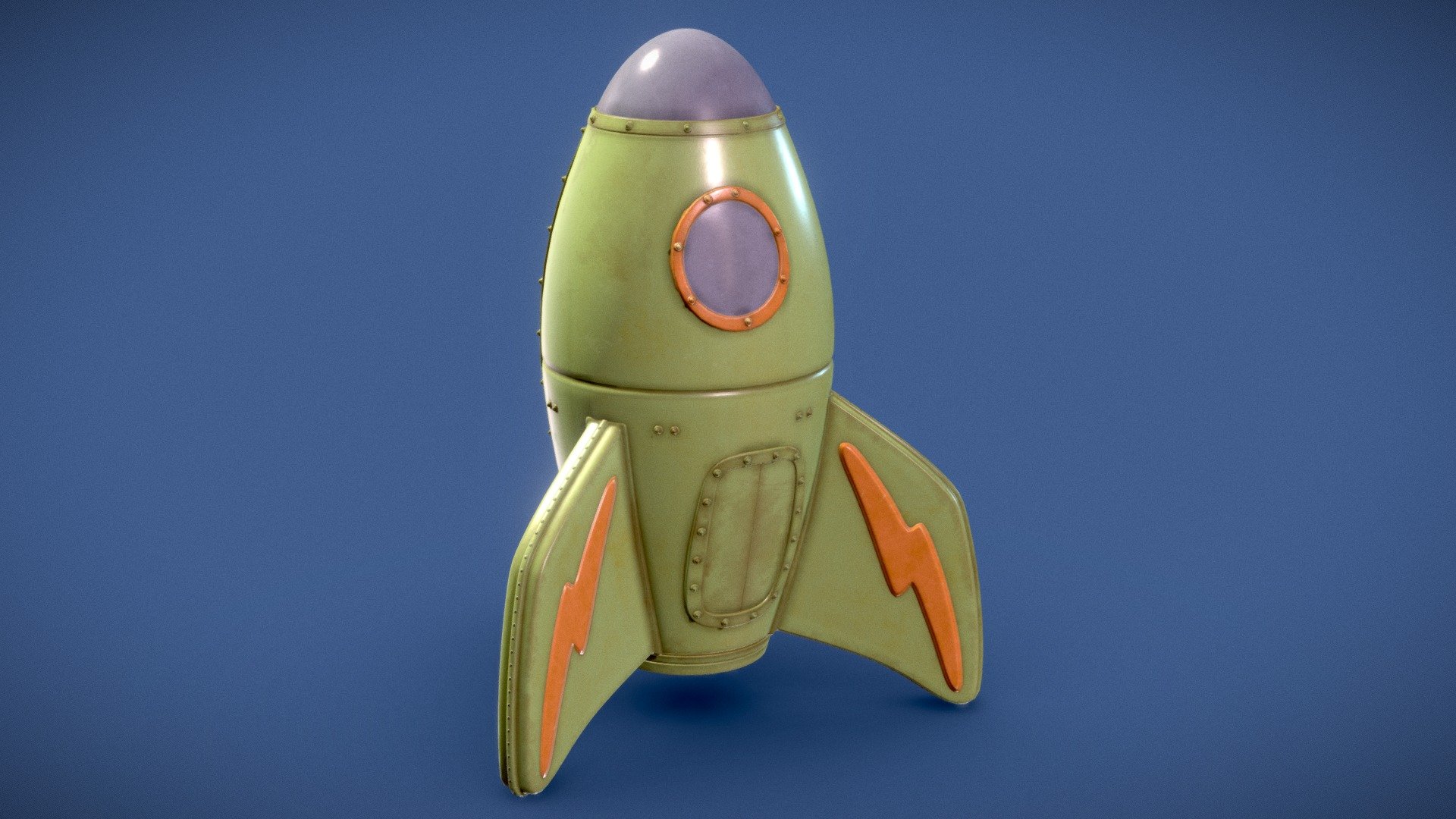 Fantasy Rocket Ship 

toy cartoon

PBR Material
4k Size Textures
.tga format
2 Udim
PBR Texture (base color, Roughness, Ao, Normal map, Metalic)
*Opacity map included in the alpha channel of base color map.

low -Poly model
Production-Ready - film, game, and advertising.
Smooth version Ready

.obj   .fbx  .ma files included
 tris and quad versions available

&mdash;Brand and logo are completely fictitious - No after royalties required ----