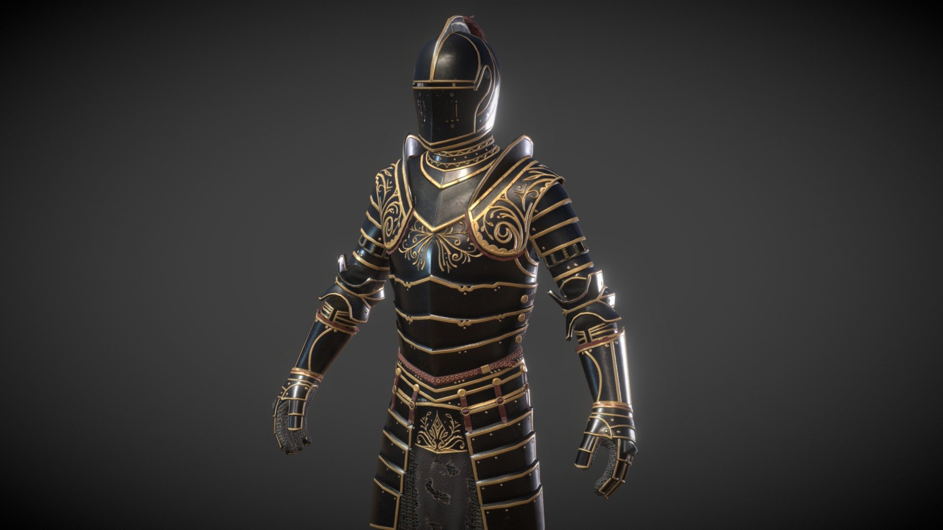 This is a remake of TES:Oblivion's iconic Ebony armor, made for the upcoming massive mod named TES:Skyblivion. Concept art by Gees. For more images and original concept art visit my Artstation page: https://www.artstation.com/artwork/EAO40
Thank you.