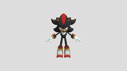Shadow The Hedgehog (Sonic) 3dmodels, shadow, sonic, models, sonicthehedgehog, charactermodel, shadowthehedgehog, character, model, characterdesign, 3dmodel