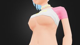Harley Quinn Pastel Anime version , harley, boobs, booty, quinn, boing, bobba, sensei, thicc, twintail, girl, anime, bewbs, boobbaaaa, nyaharo