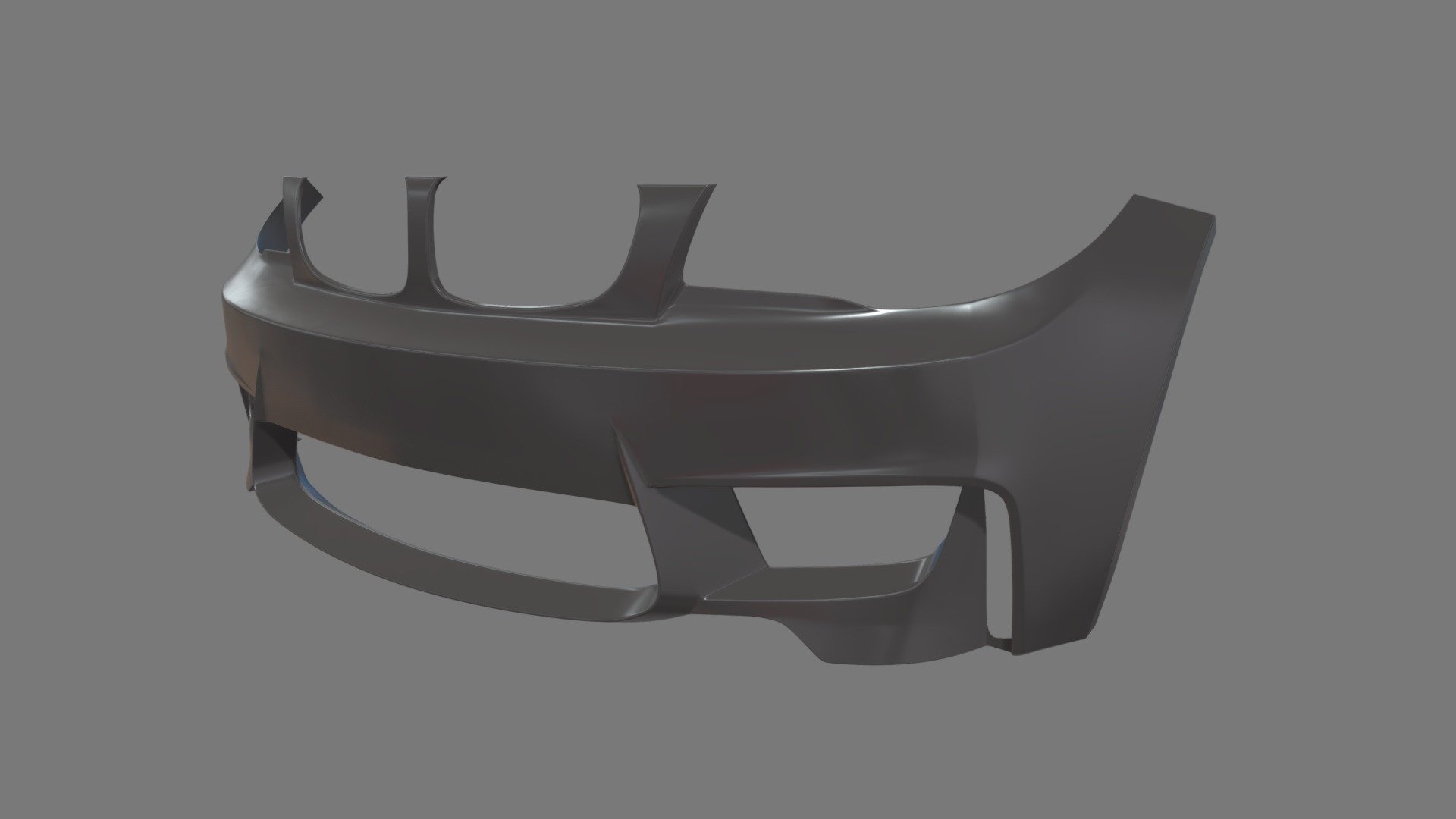 This model contains a Front Bumper Car based on a real stylized german car bumper which i modeled in Maya 2018. This model is perfect to create a new great scene with different car pieces or part of a car model. I got a lot of different Car Seats, Car Spoiler and Car Parts on my profile.

The model is ready as one unique part and ready for being a great CGI model and also a 3D printable model, i will add the STL model, tested for 3D printing in Ultimaker Cura. I uploaded the model in .mb, ,blend, .stl, .obj and .fbx. If you need any other file tell me.

If you need any kind of help contact me, i will help you with everything i can. If you like the model please give me some feedback, I would appreciate it.

Don’t doubt on contacting me, i would be very happy to help. If you experience any kind of difficulties, be sure to contact me and i will help you. Sincerely Yours, ViperJr3D