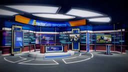 Lightcraft Technology Virtual Set Demo 1 virtual, set, sports, lightcraft, previzion