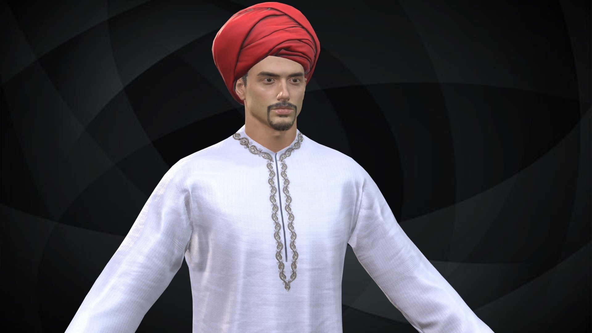 High-quality AAA game-ready 3D Male Character

The version of Maya is 2019.Blender file 2.83(unrigged)

Compatible with Unity and Unreal or any real time renderer Optimized and game ready

Materials: 8 Total Materials (Face,Body, Eye,Eyebrows,Eyelashes ,Hair,brows ,cloth,shoes,hat)

Body Under Clothes: Yes

Realtime Hair beard Cards: Yes

Textures: Face 4096.Body 4096. Eyes 1024 .Eyebrows 2048.  Hair 4096. cloth(2colorways) 2048 .hat2048 hair beard 4096.

The skin uses the Specular pbr texture , and the equipment part uses the metalness pbr texture .

The compressed package contains the maya file, the FBX file, the Marmoset toolbag files,the blender file and all the texture files.

Have a nice day~