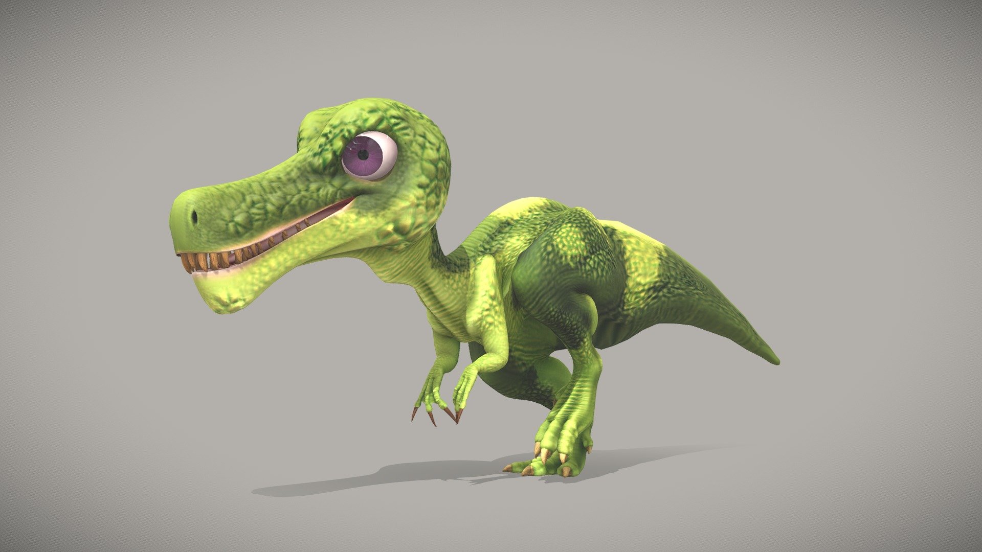 Get this model on Fab : https://www.fab.com/fr/listings/e1389dd6-4879-40b1-810f-a817602737c1

An animated cartoon Baryonyx Walkeri I've made with Blender and Gimp and which is part of a small collection of  Cartoon Prehistoric Creatures so subscribe it to stay tuned.