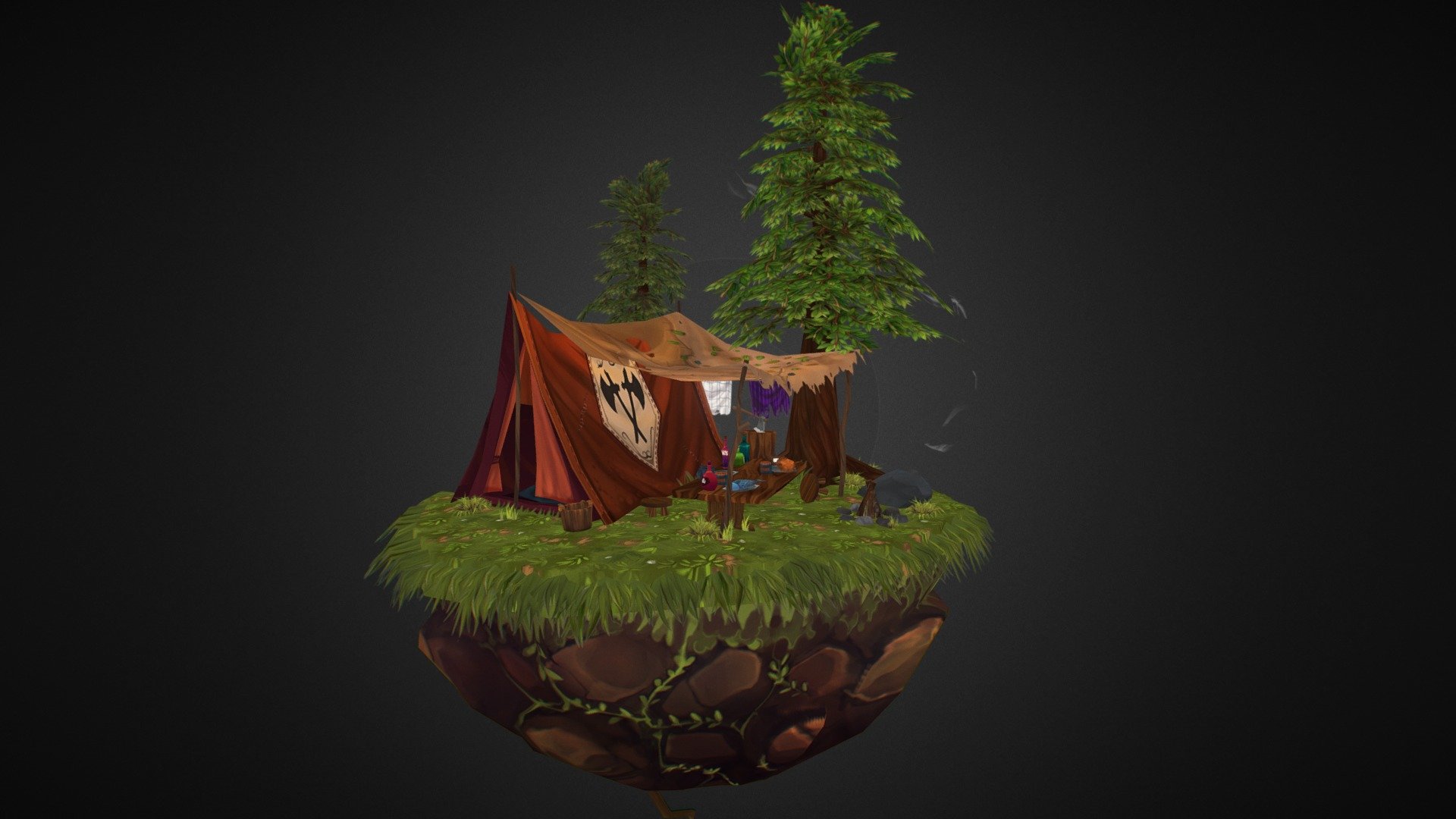 Something ive been working for long time. Im still a noob in 3d. And to be honest this diorama took me a year to finish. Mostly because i didnt work on it for long time.  BUt i decided to finish it once and for all, because its still  something ive been working on, alone without any help. Which is something im proud of :P 

Hope you like it.
3dsMax used for modeling. Roadkill for unwrapping And 3dCoat and Photoshop for painting textures.