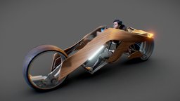 Sci-fi Bike Concept V bike, challenger, sci-fi, technology, discordmotorcyclechallenge