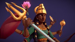 Hindu Goddess Durga india, goddess, bali, mythology, hindu, balinese, hinduism, durga, character