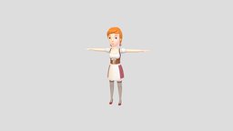 CartoonGirl031 Oktoberfest Girl body, toon, people, comic, german, women, festival, costume, october, oktoberfest, character, girl, cartoon, model, female, human, funny, simple, person