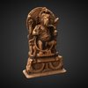 Ganesh satue, ganesh, hindu, murti, 3dsmax, 3dsmaxpublisher