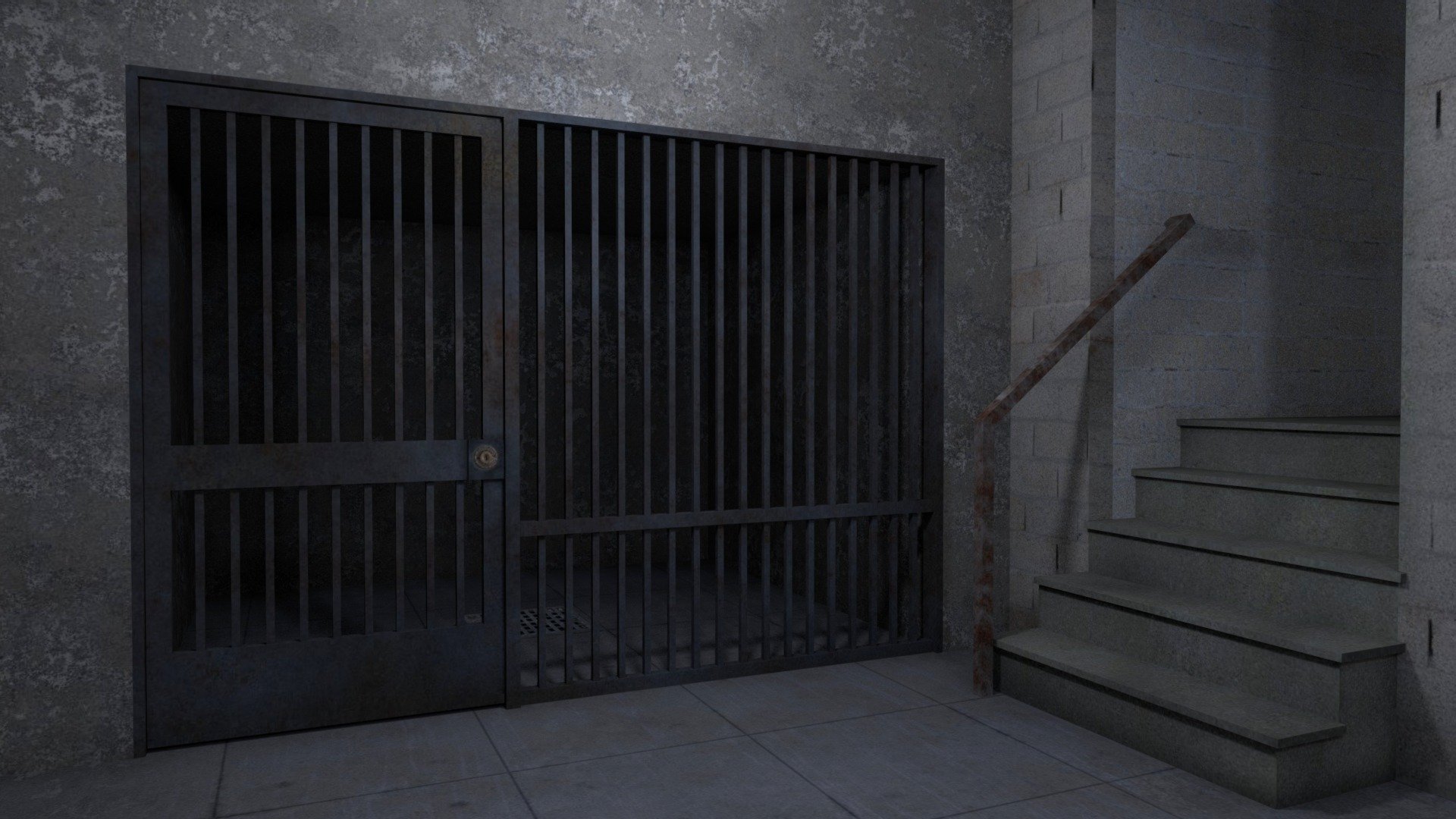 Prison Jail Cell
interior prison scene