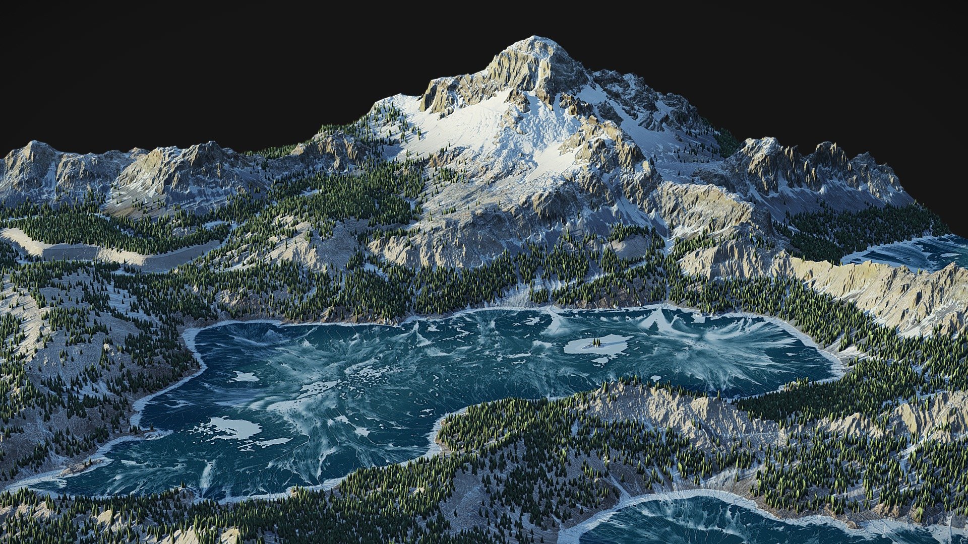 Fully Procedural Landscape created in World Machine. Inspired by winter.

included 4k textures - COLOR \ NORMAL \ LIGHT

Other assets on https://gamewarming.com/