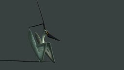 Nyctosaurus gracilis (Animated) paleontology, pterosaur, paleoart, pterodactyl, pterosaurs, dinosaur, nyctosaurus