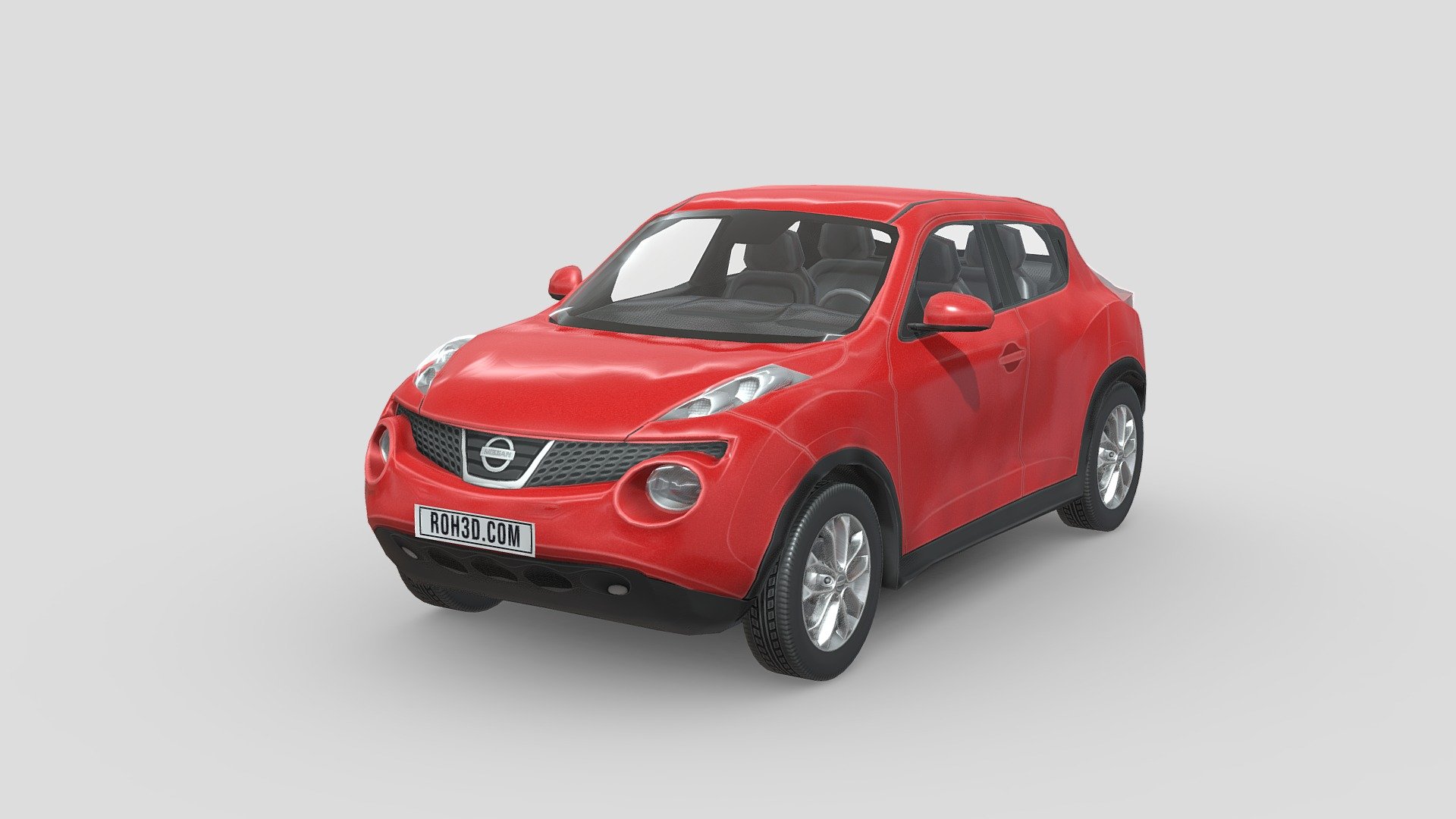 Low Poly Car: Nissan Juke 2011. Nice geometry and surface flow. Perfect for every kind of project.