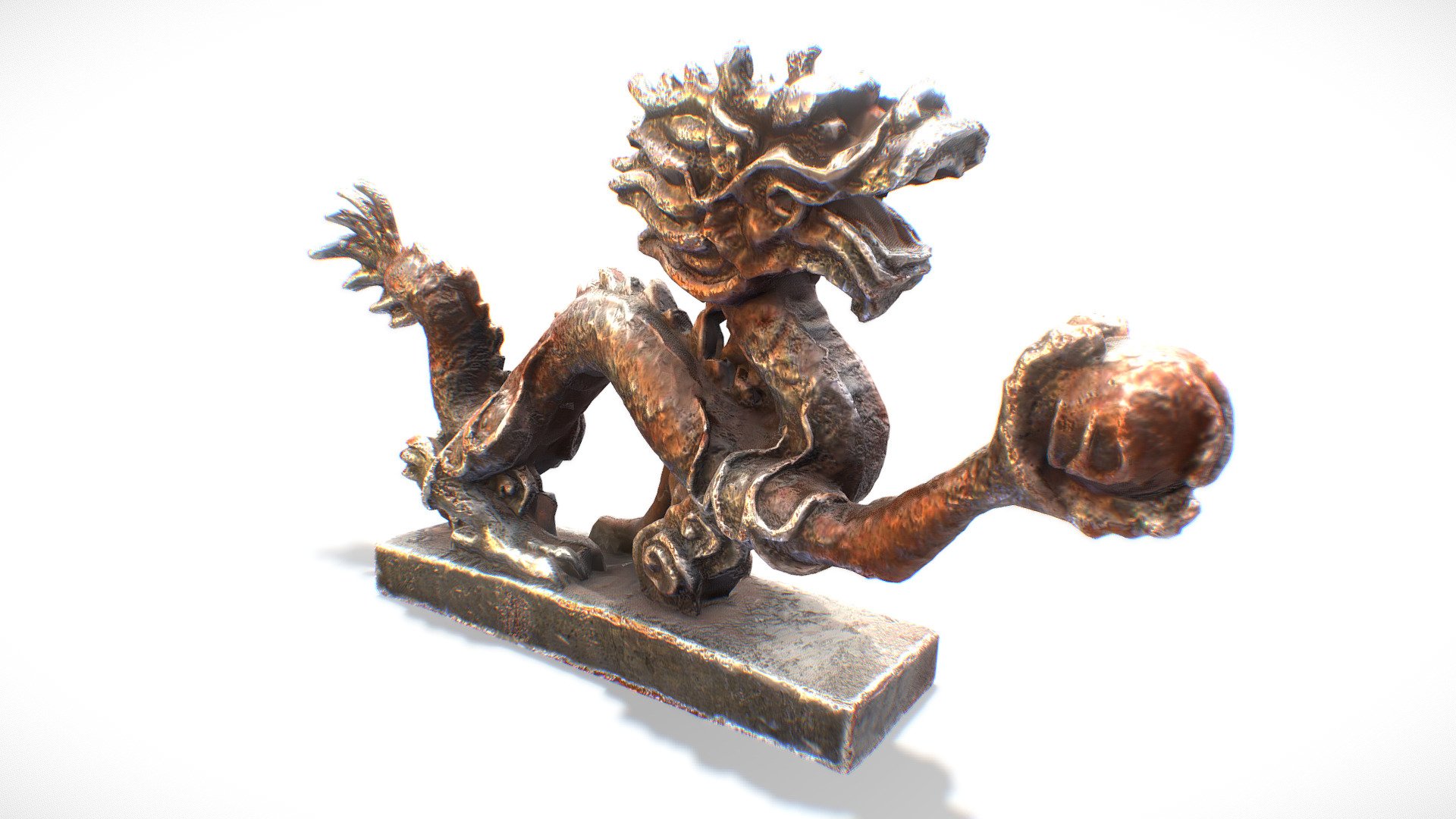Chinese dragon statue
object scanned in 3d with photogrammetry technique
