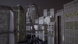 Metropolis — Cityscape film, skyline, fiction, urban, deco, fritz, skyscraper, lang, science, urbanism, expressionism, metropolis, babel, art