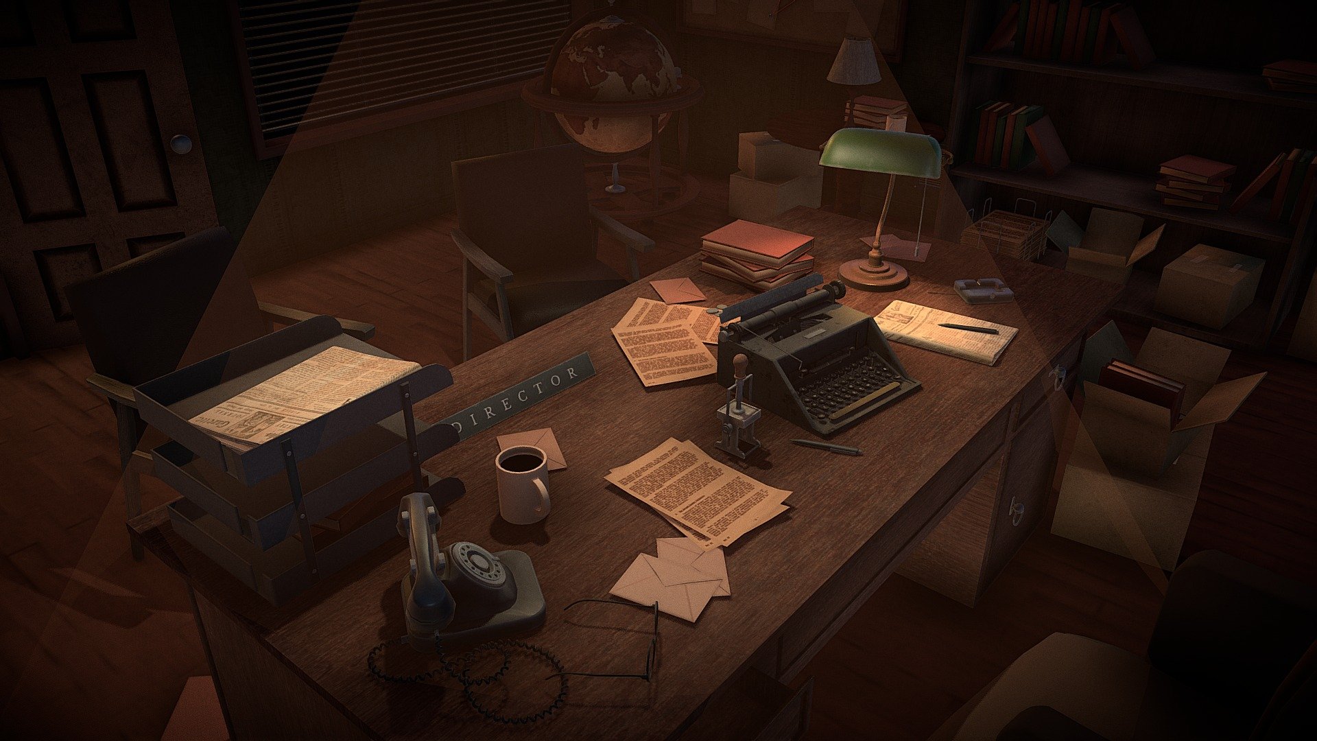 Scene of an old office, made for a project we're working on with two of my friends

Modelisation : Maya

Texturing : Substance Painter / Photoshop