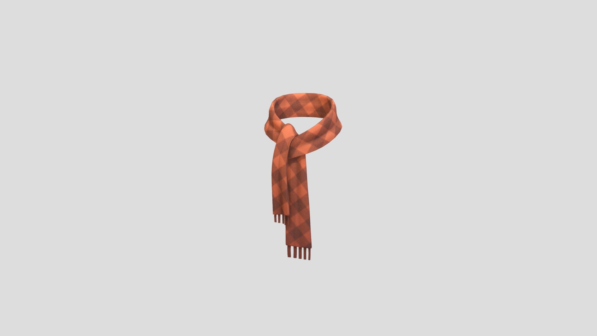 Tweed Scarf 3d model.      
    


File Format      
 
- 3ds max 2021  
 
- FBX  
 
- OBJ  
    


Clean topology    

No Rig                          

Non-overlapping unwrapped UVs        
 


PNG texture               

2048x2048                


- Base Color                        

- Normal                            

- Roughness                         



1,274 polygons                          

1,334 vertexs                          
