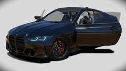 2021 BMW M4 Competition bmw, m4, new, competition, game-ready, bmw-m4, asset, game, vehicle, car, free, gameready