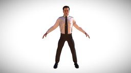 Airline Pilot Captain (Male) airliner, pilot, pilots, captain, aircraft, realistic, 3d, male