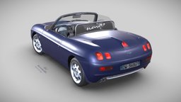 Fiat Barchetta "Naxos", 2001 convertible, fiat, italy, sportscar, vehicledesign, cabriolet, vehicle, blender3d, car, andreas-zapatinas