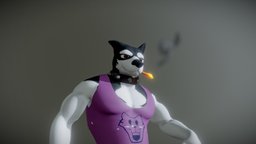 Undertale Doggo Fanart Idile Animation fanart, dog, videogame, ble, undertale, undertalecharacter, doggo, game, 3d, blender, sword, fantasy