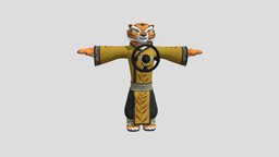 Tigress (Kung Fu Panda) 3dmodels, models, dreamworks, charactermodel, kungfupanda, tigress, character, model, characterdesign
