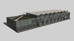Cruise Ship Terminal (Cities Skylines Assets) terminal, citiesskylines, cruise-ship, architecture, gameasset, building, jp-regularcollection, jorgepuerta