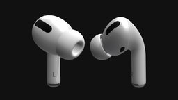 Apple AirPods Pro music, cinema, computer, headset, pro, device, gadget, wireless, sound, apple, portable, 4d, stereo, electronic, equipment, headphone, audio, inc, company, hands, plug, accessory, ear, vector, phone, hardware, bluetooth, earplug, bud, earphone, earbud, airpods, pods, 3d, texture, low, poly, model, air, technology, free, polygon