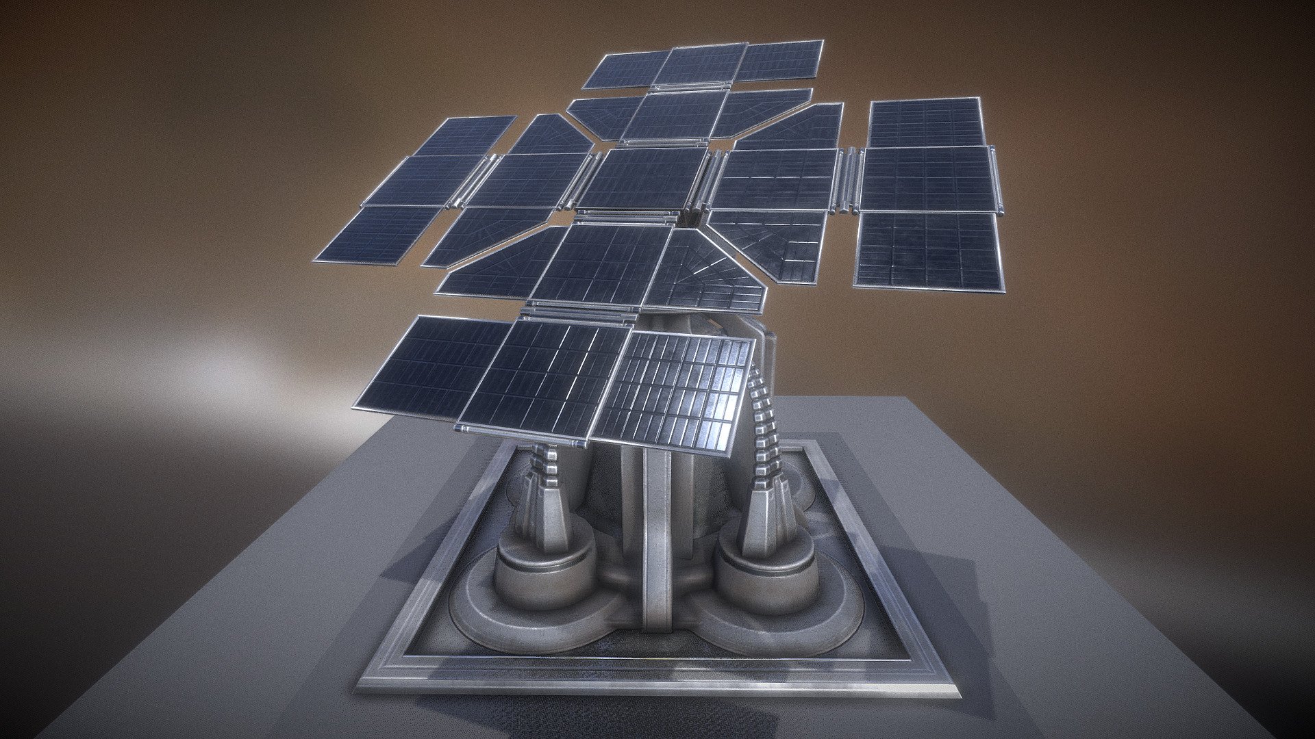 Here is my futuristic solar power tower with build-up animation. I modelled and texture this tower in 3d-coat. 









How it looks in Blender: https://www.youtube.com/watch?v=CXpXUXHccf4  

Created with Blender

3dhaupt.com