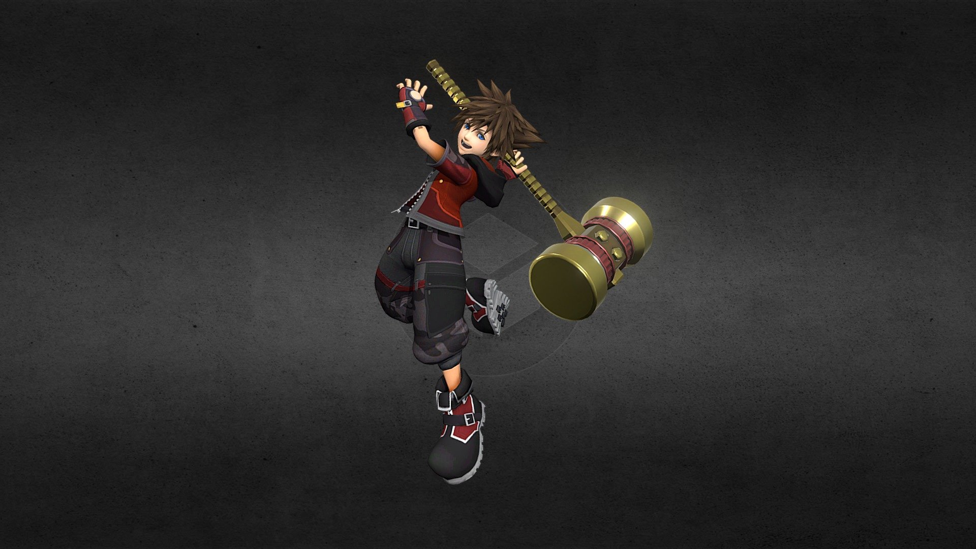 My recreation of Sora’s Strike Form artwork from Kingdom Hearts III (even uses an item from SSBU that i modified to scale better)

no you can’t dl

i’d apreciate if you gave this a like and follow me on sketchfab