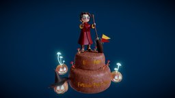 Harry Potter Fantasy Cake cake, harrypotter, hogwarts, fantasycharacter, gryffindor, harrypotterfanart, fantasy