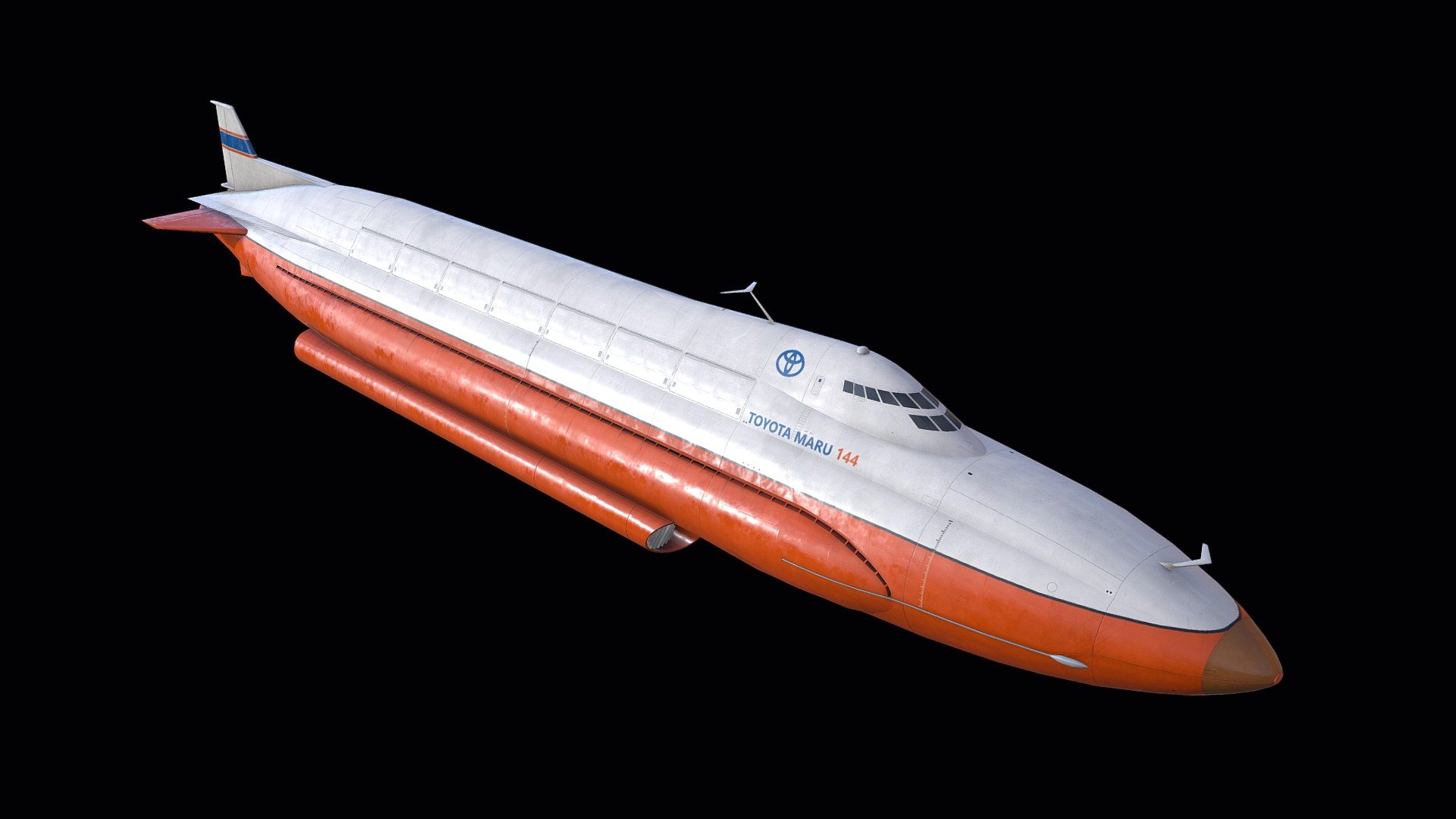 Based on a JAFSA concept, a future subsea freighter carries from Japan to Europe