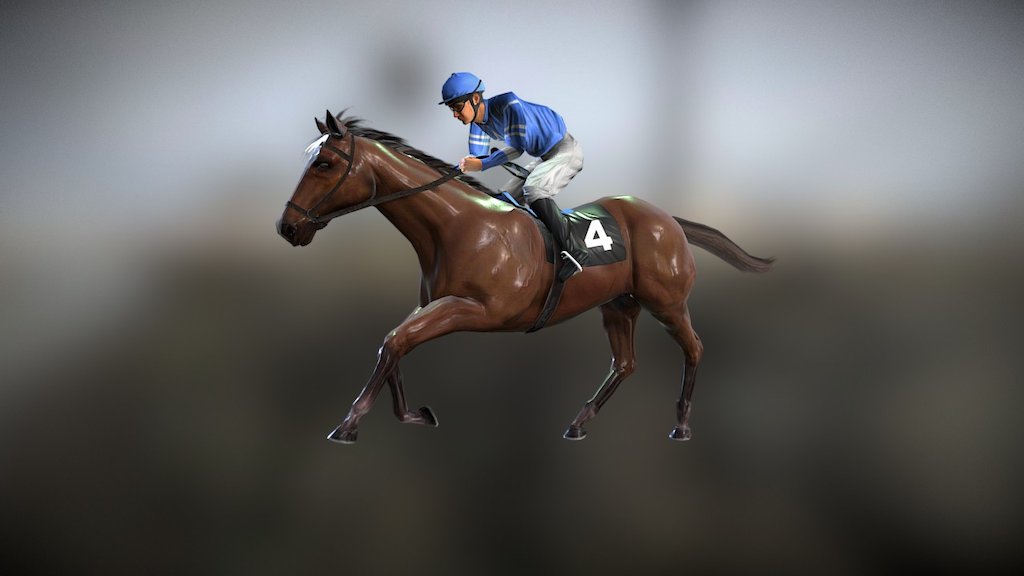 Horse Sprint Animation - we model, texture and rig 3d horse animal and jockey (rider - Human) for game low poly optimized using maya, zbrush.
http://www.gameyan.com/