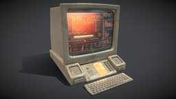 Retro Scifi computer computer, future, pc, retro, monitor, cyberpunk, display, panel, 80s, spacestation, old, station, terminal, unrealengine, tecnology, 90s, computerdesk, science-fiction, control-panel, control_panel, retrofuturism, retro-futuristic, computer-desk, computer-monitor, retro-computing, unity, game, pbr, scifi, starwars, sci-fi, futuristic, space, spaceship, screen, terminal-computer, retroscifi, cockpit-panel, ue5, retro-computer, alien-isolation, 80s-computer