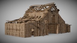 barn village abandoned house abandoned, ruins, apocalyptic, shed, survival, barn, damaged, props, battle, cellar, destroyed, exploded, houseprop, house-model, enviromentasset, wooden-house, post-apocalypse, props-asset, props-game-assets, village-house, house, wood, village, environment, wooden-barn, village-exterior, wood-exterior, living-house