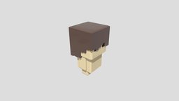 Cartoon figure cute, fun, fat, cute_character, boneless, cubby, beveled, cartoon, game, lowpoly, gameart, gameasset