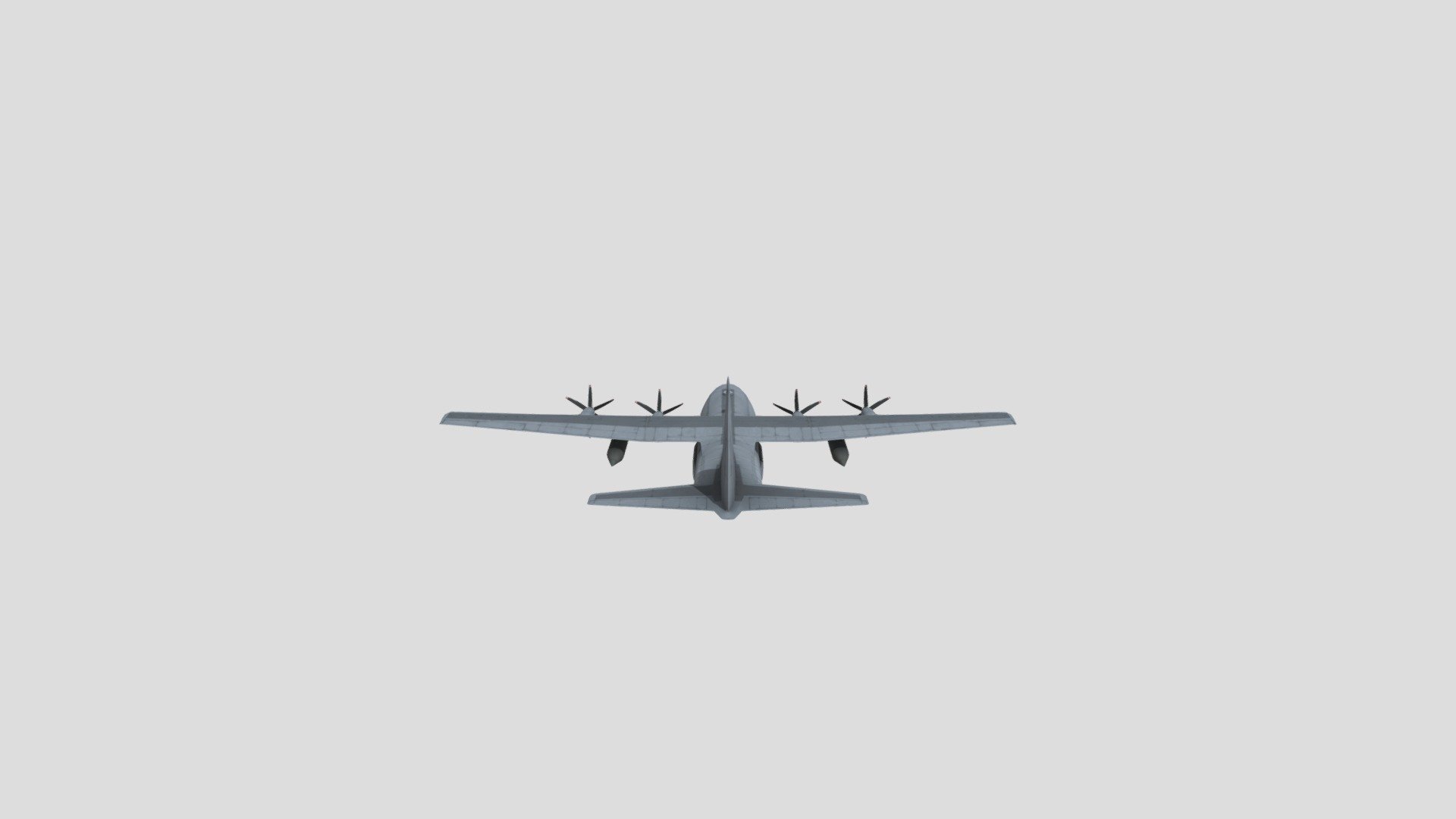 high poly pubg airplane ready for games and animations
