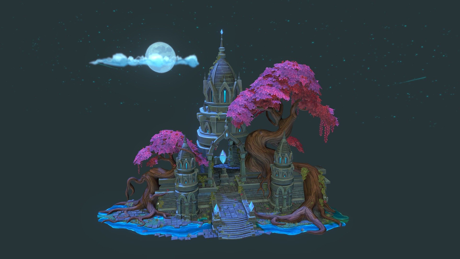 Finally my Ancient Temple is up on Sketchfab too! Finished this bigger personal project in December. Tried my best to get it as close as possible to my final renders. Based on Grey Cat's concept Art: https://www.artstation.com/artwork/9yOLo
More breakdowns on Artstation! https://www.artstation.com/artwork/A9l3Ye