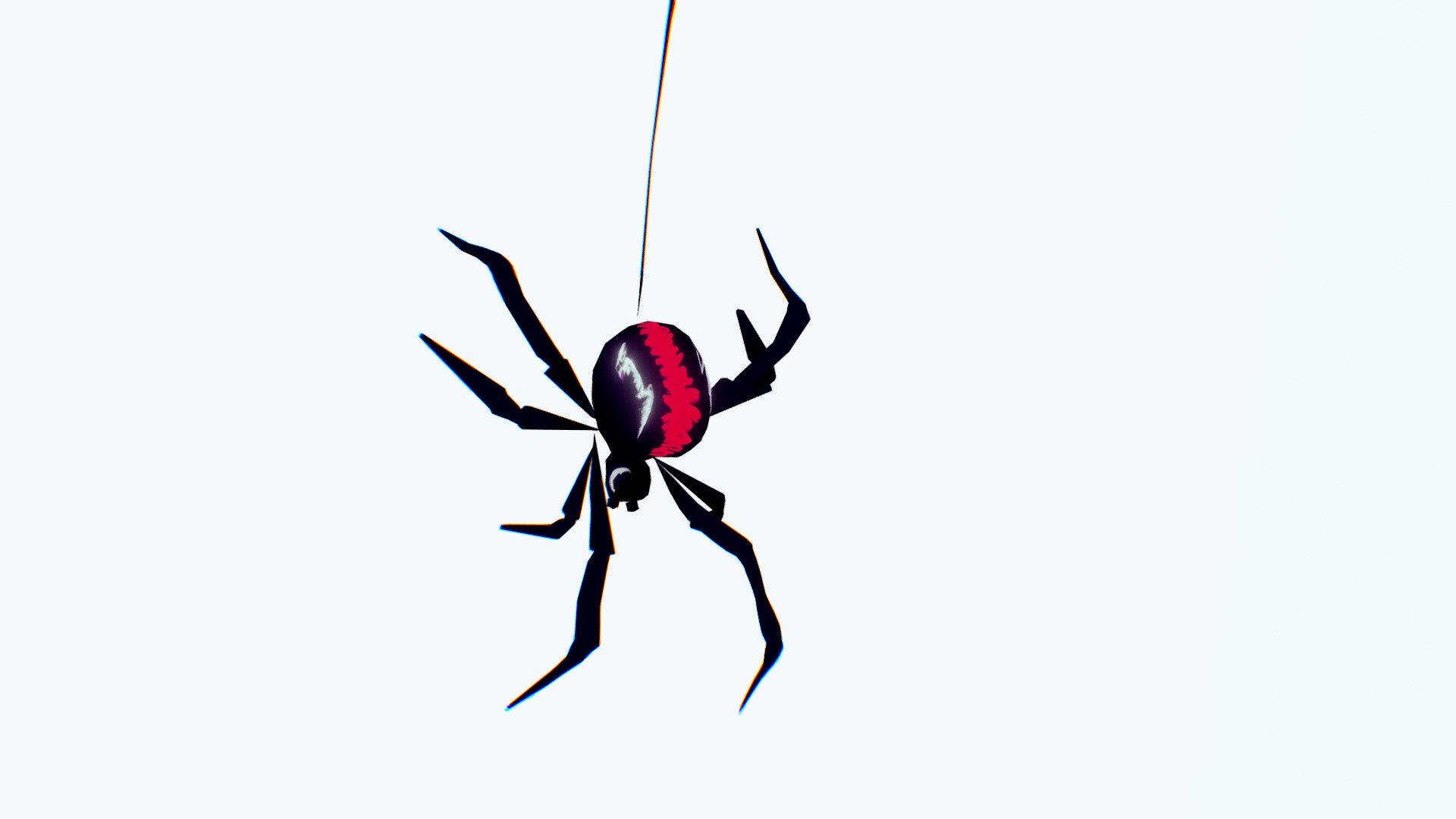 Super basic spider I desgned to test using Soft Body physics for secondary motion animation. Using oft body to get the swing on legs speeds up my process by cutting out rigs for less important creatures while keeping this bit of movement.