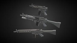 Daewoo K2 Rifle rifle, south, grenade, m16, army, korea, 40mm, launcher, akm, korean, k2, ar18, weapon, military, gun, k2c, noai, deawoo, dasan