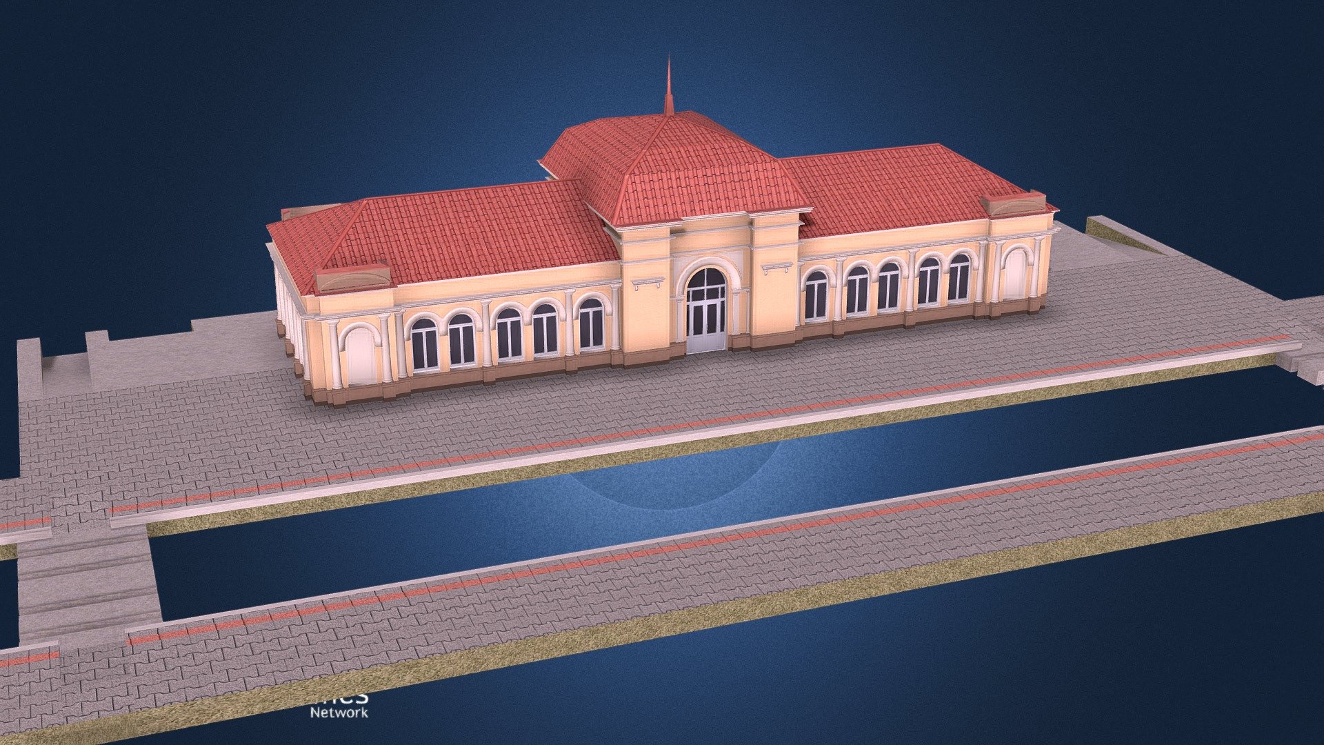 Asset for Citites Skylines.

A small railway station is made on the basis of the Children's Railway station in Globa Park (Dnepr, Ukraine).
The building of this station was built in 1936.
