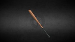 Baseball Bat (Free) base, vfx, baseball, games, cricket, bat, best, baseballbat, paid, lowpoly, animation, free, sport, download, highpoly, zombie