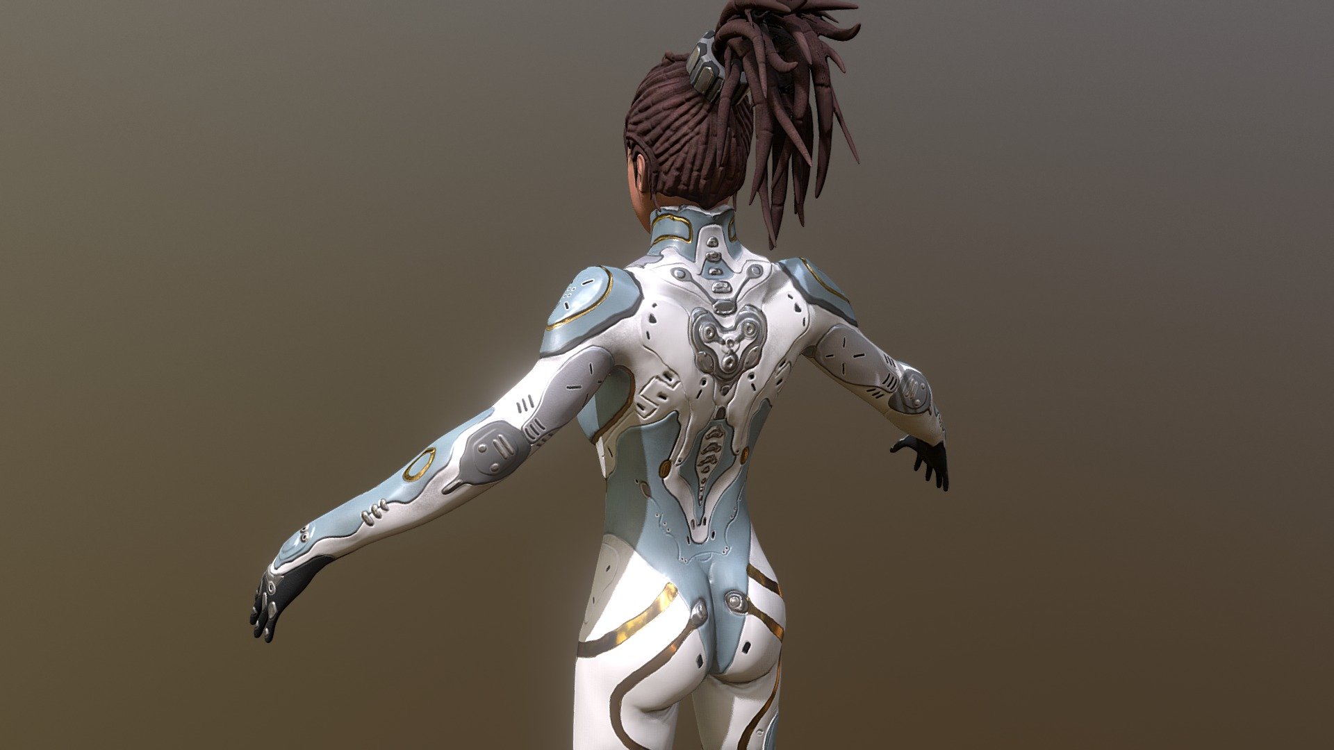 Female character of the game StarCraft, all the detail sculpted in zbrush, the retopology is made with topogun, the uvs are made in 3dmax, the bake is made in topogun, the diffuse of the face is painted in zbrush and the diffuse of the body and the other maps in photoshop, the rig is ready to animate.
I hope you like it !!!

Personaje femenino del juego StarCraft , todo el detalle esculpido en zbrush , la retopologia está hecha con topogun , las uvs están hechas en 3dmax , el bake está hecho en topogun , el difuse de la cara está pintado en zbrush y el difuse del cuerpo y los otros mapas en photoshop, está hecho el rig listo para animar .
Espero que os guste !!!